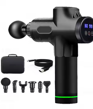 Massage Gun – Oplaadbare Spiermassager met Krachtige Motor