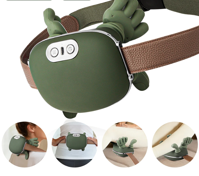 4D Nek- en Schoudermassage – Draadloze Shiatsu Massager met Bionic Kneading