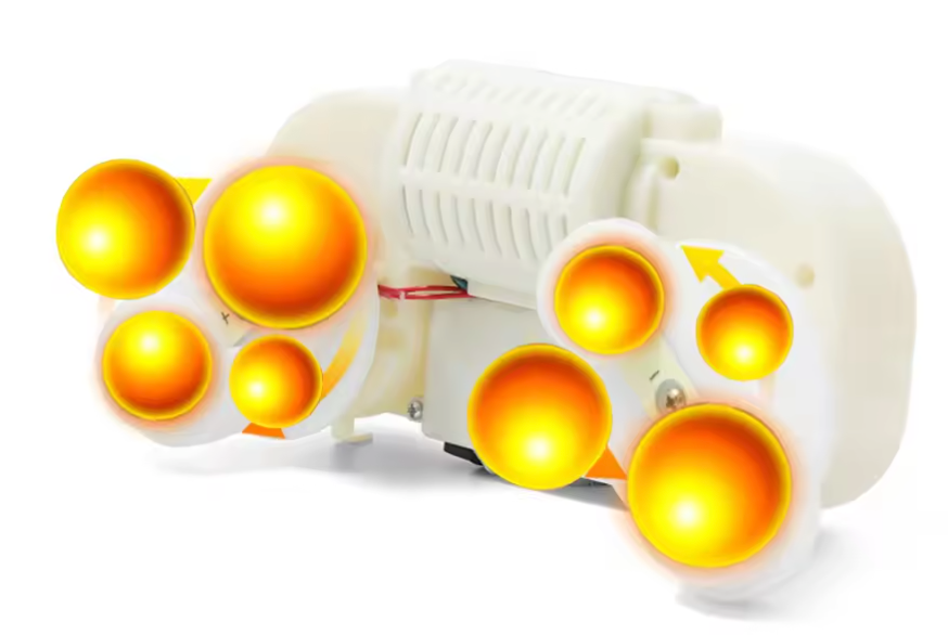 Elektrisch Nekmassage Kussen – Shiatsu Massager met Warmte en Vibratie