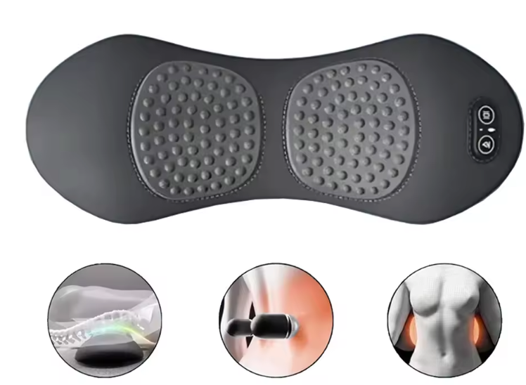 Elektrisch Rug- en Lendekussen – Massage Kussen met Warmte en Vibratie