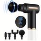 Massage Gun – Draagbare Percussie Massager met LED Display en 4 Opzetstukken