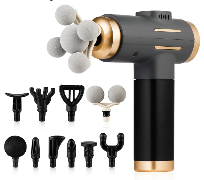 Massage Gun 11-in-1 – Krachtige Percussie Massager met 99 Standen