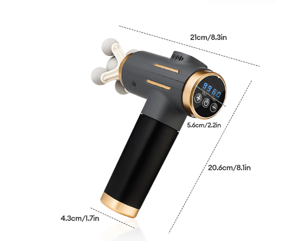 Massage Gun 11-in-1 – Krachtige Percussie Massager met 99 Standen