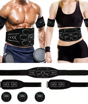 EMS Spierstimulator – Buiktrainer en Elektrische Fitness Massage Band