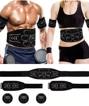 EMS Spierstimulator – Buiktrainer en Elektrische Fitness Massage Band
