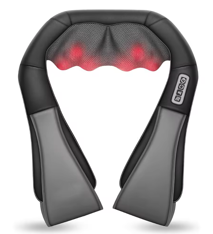 Shiatsu Nek- en Schoudermassager – Elektrisch Massagekussen met Warmtefunctie
