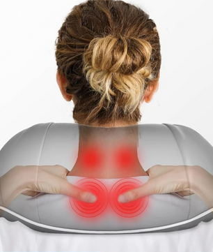 Shiatsu Nek- en Schoudermassager – Elektrisch Massagekussen met Warmtefunctie