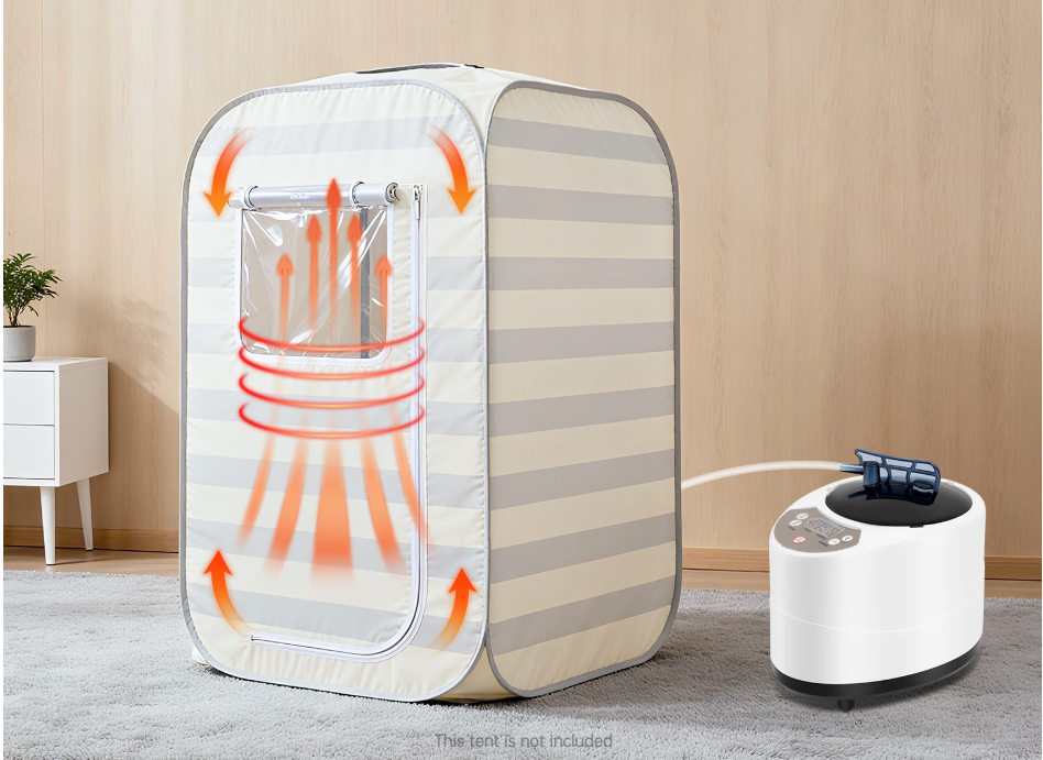 Sauna Stoomgenerator 1000W – 3L Steam Machine met Timer en Afstandsbediening