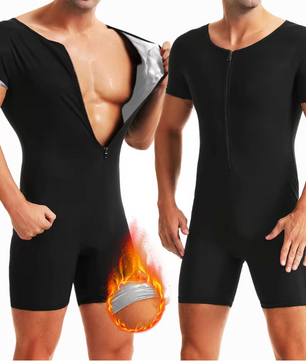 Sauna Pak Heren – Fitness Zweetpak Jumpsuit voor Intensieve Training