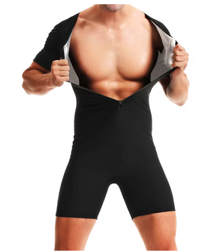 Sauna Pak Heren – Zweetpak Fitness Jumpsuit voor Training en Afslanken