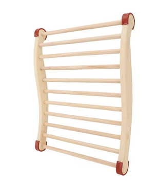 Sauna Rugsteun Hout – Ergonomische S-Vorm Backrest 40x50 cm
