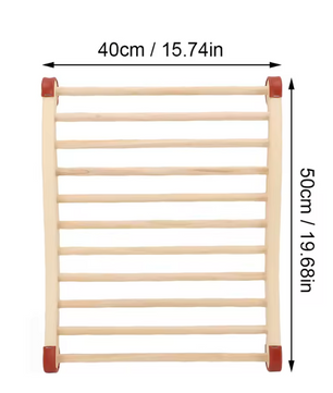 Sauna Rugsteun Hout – Ergonomische S-Vorm Backrest 40x50 cm