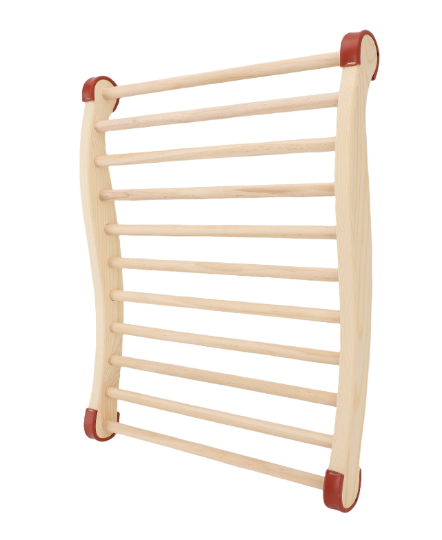 Sauna Rugsteun Hout – Ergonomische S-Vorm Backrest 40x50 cm