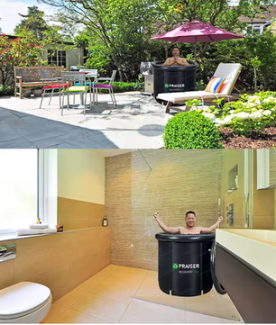 Opblaasbaar IJsbad – Luxe Cold Plunge Barrel 320L voor Herstel