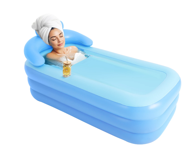 Opblaasbaar Bad – Opvouwbaar Spa Ligbad met Zitkussen