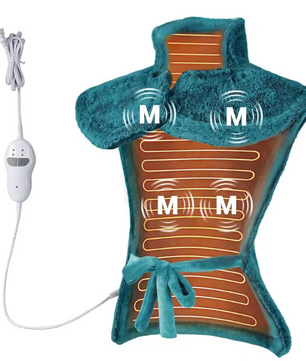 Elektrisch Warmtekussen voor Nek en Schouders – Verwarmde Massage Pad met 4 Standen