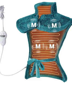 Elektrisch Warmtekussen voor Nek en Schouders – Verwarmde Massage Pad met 4 Standen