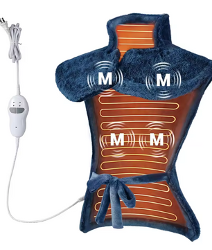 Elektrisch Warmtekussen voor Nek en Schouders – Verwarmde Massage Pad met 4 Standen