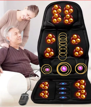 Massage Stoelkussen met Warmte – Auto en Thuis Rug- en Zitmassager