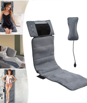 Massage Matras met Warmte – Full Body Massagemat met Nekkussen en Airbag