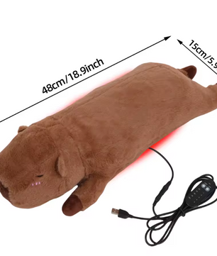 Verwarmde Knuffel met Warmtepad – USB Warmtekussen voor Buik en Krampen