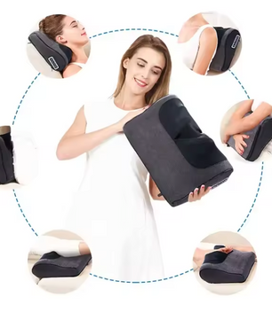 Shiatsu Nek- en Rugmassager – Elektrisch Massagekussen met Warmtefunctie