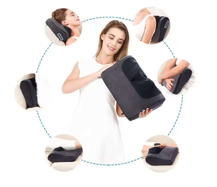 Shiatsu Nek- en Rugmassager – Elektrisch Massagekussen met Warmtefunctie
