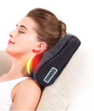 Shiatsu Nek- en Rugmassager – Elektrisch Massagekussen met Warmtefunctie
