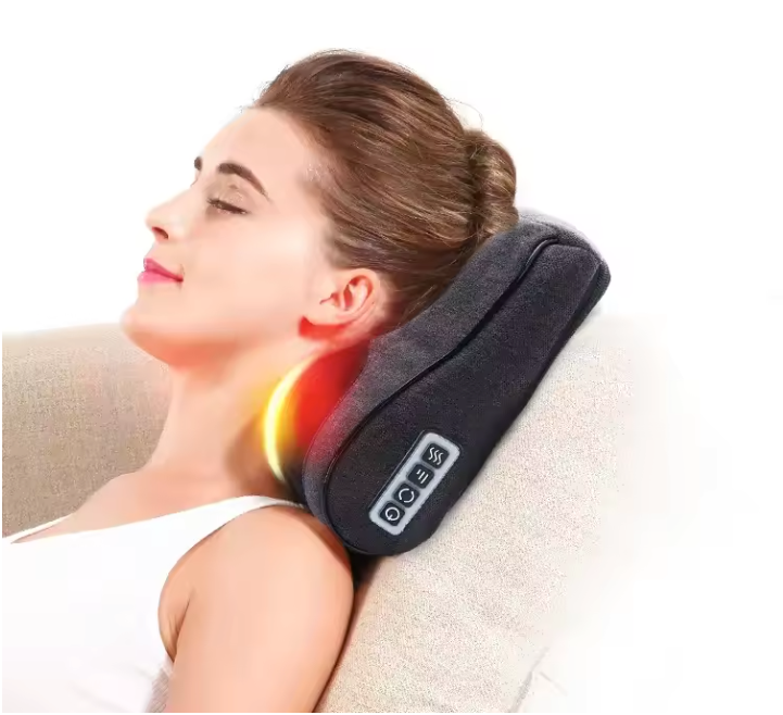 Shiatsu Nek- en Rugmassager – Elektrisch Massagekussen met Warmtefunctie