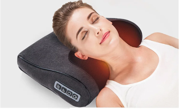 Shiatsu Nek- en Rugmassager – Elektrisch Massagekussen met Warmtefunctie