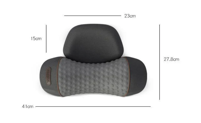 3-in-1 Nek Massager Kussen – Met Warmte en Tractie Functie