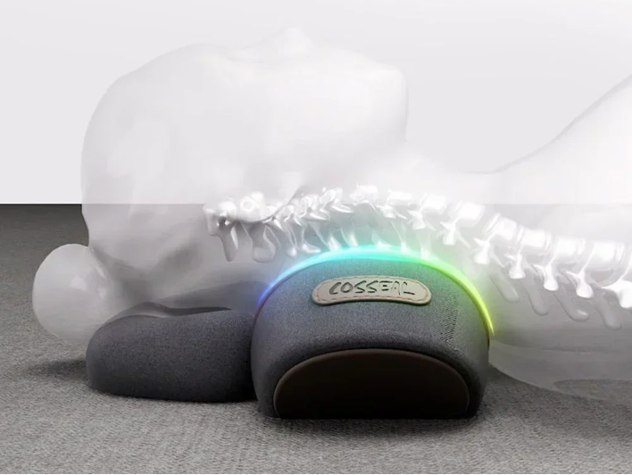3-in-1 Nek Massager Kussen – Met Warmte en Tractie Functie