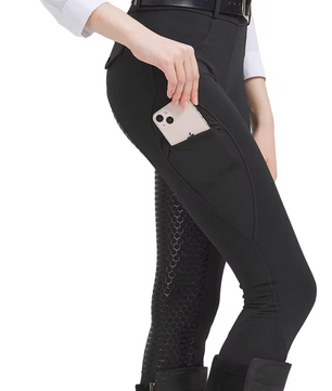 Professionele Dames Paardrijbroek – Siliconen Antislip Rijbroek met Hoge Elasticiteit