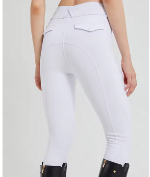 Professionele Dames Paardrijbroek – Siliconen Antislip Rijbroek met Hoge Elasticiteit