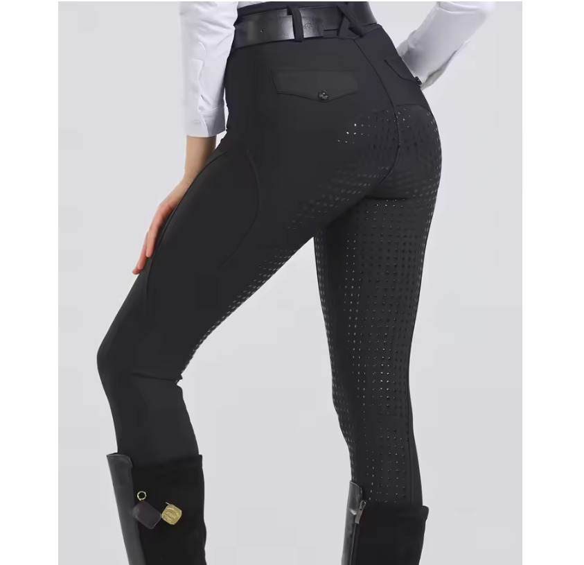 Professionele Paardrijbroek – Siliconen Antislip, Sneldrogend en Nauwsluitend