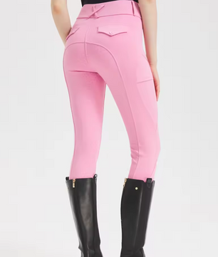 Professionele Paardrijbroek voor Dames – Siliconen Antislip Zitvlak en Hoog Elastisch