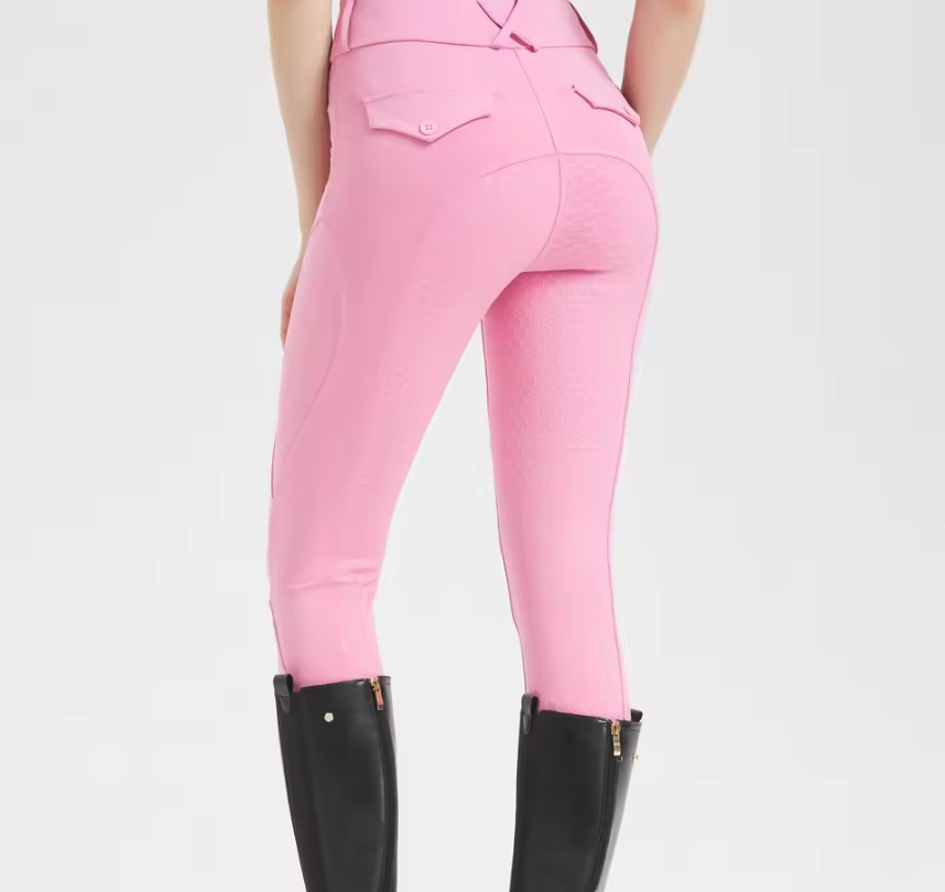 Professionele Paardrijbroek voor Dames – Siliconen Antislip Zitvlak en Hoog Elastisch