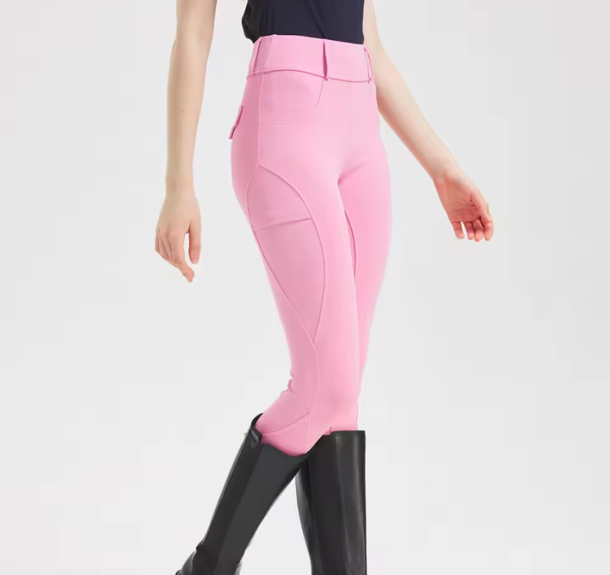 Professionele Paardrijbroek voor Dames – Siliconen Antislip Zitvlak en Hoog Elastisch
