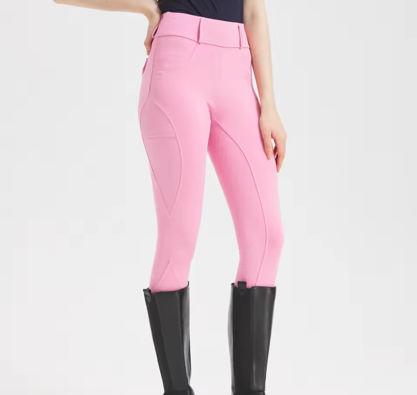 Professionele Paardrijbroek voor Dames – Siliconen Antislip Zitvlak en Hoog Elastisch