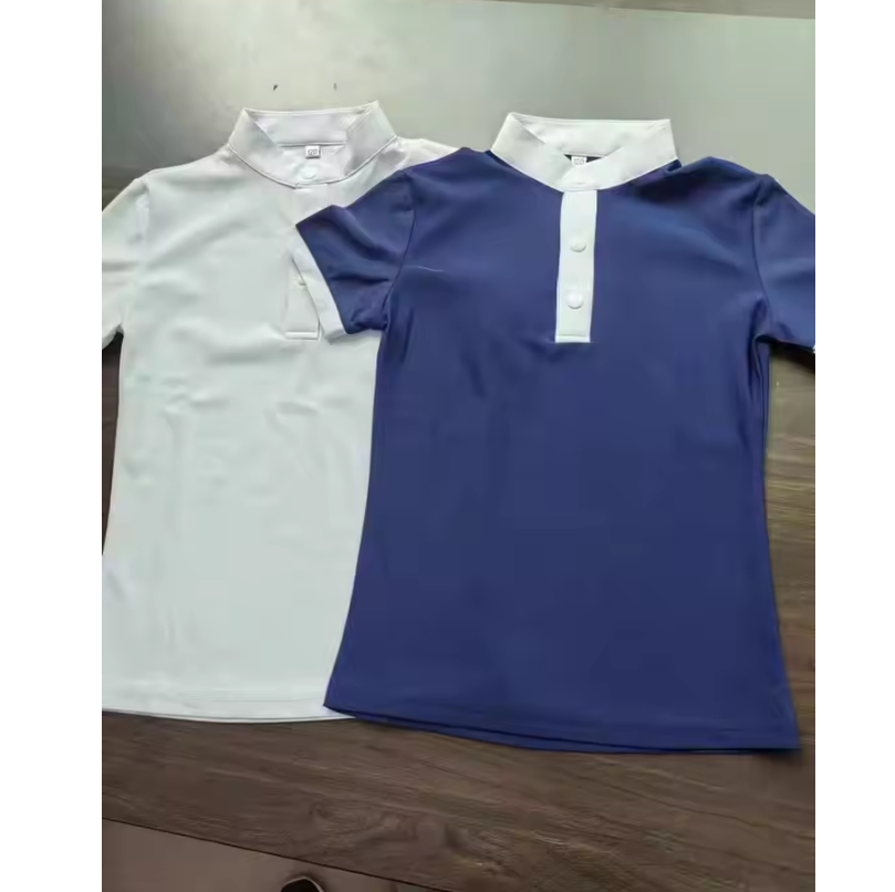 Zomer Paardensport T-shirt voor Kinderen – Sneldrogend en Hoog Elastisch