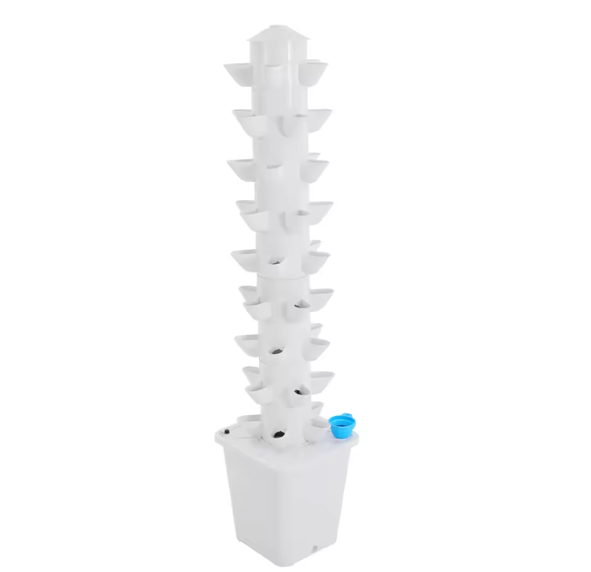 Hydrocultuur Toren Kweeksysteem – 45 Plantplaatsen, Verticale Hydrocultuur Kweekset met Waterpomp