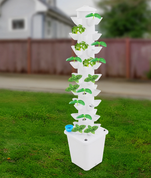 Hydrocultuur Toren Kweeksysteem – 45 Plantplaatsen, Verticale Hydrocultuur Kweekset met Waterpomp