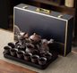 Chinese Kung Fu Thee Set – Semi-automatische Theepot met Magnetisch Schenksysteem, Creatief en Traditioneel Design