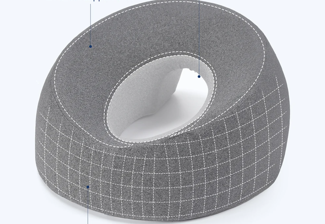 Ergonomisch Gezichtskussen van Memory Foam – Ademend Ligkussen voor Massage, Spa en Schoonheidsbehandelingen