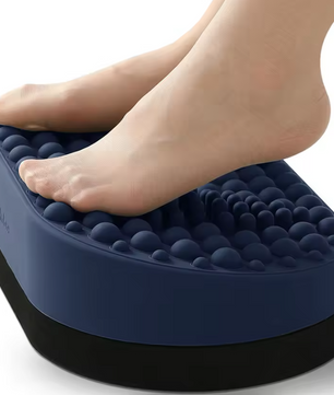 Ergonomische Voetsteun met Massage – Onder Bureau Voetenbank van Siliconen en EVA, Comfort en Ontspanning