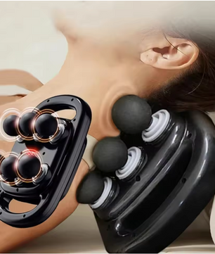 Massage Gun met 6 Koppen – Deep Tissue Spiermassager voor Volledige Lichaamsmassage