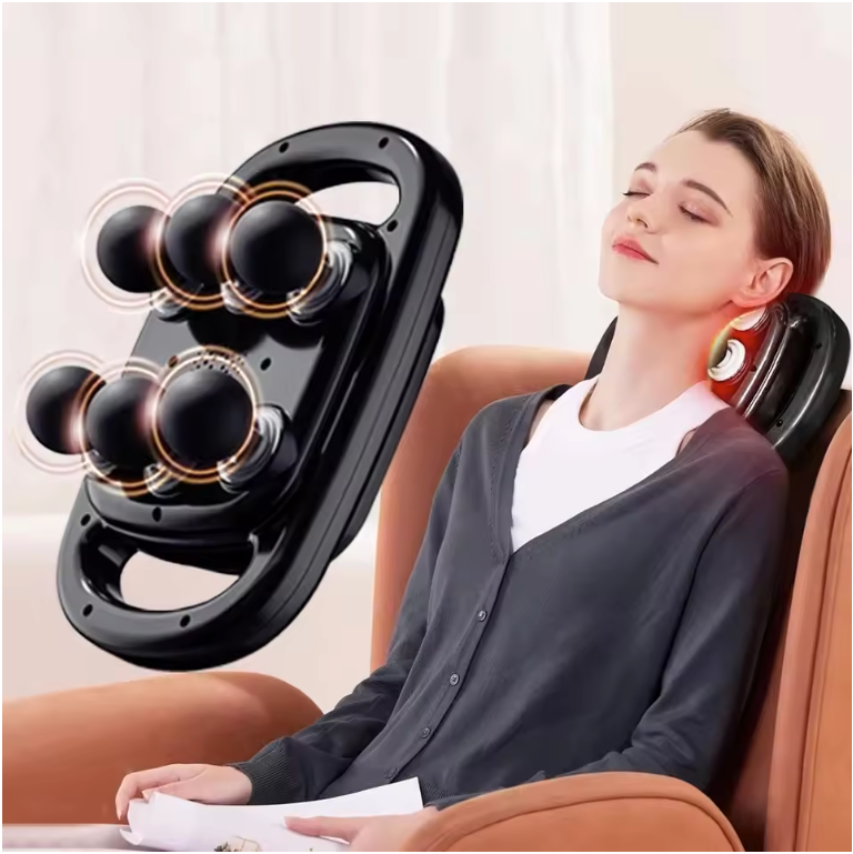 Massage Gun met 6 Koppen – Deep Tissue Spiermassager voor Volledige Lichaamsmassage