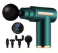 Massage Gun met LED Display – Draadloze Spiermassager met 4 Opzetstukken voor Deep Tissue