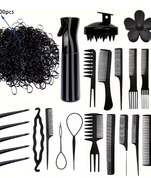 23-delige Kammen Set – Professionele Haar Styling Tools voor Alle Haartypes