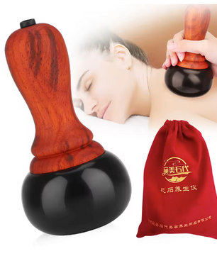 Elektrische Gua Sha Massager met Warmte – Bianstone Massage Tool voor Gezicht en Lichaam